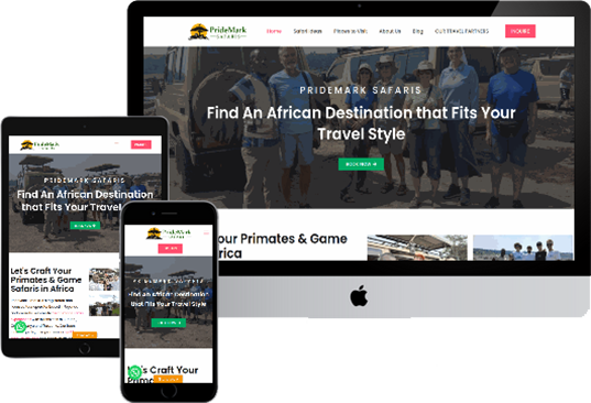 Home PrideMark Safaris - WebNest Technologies